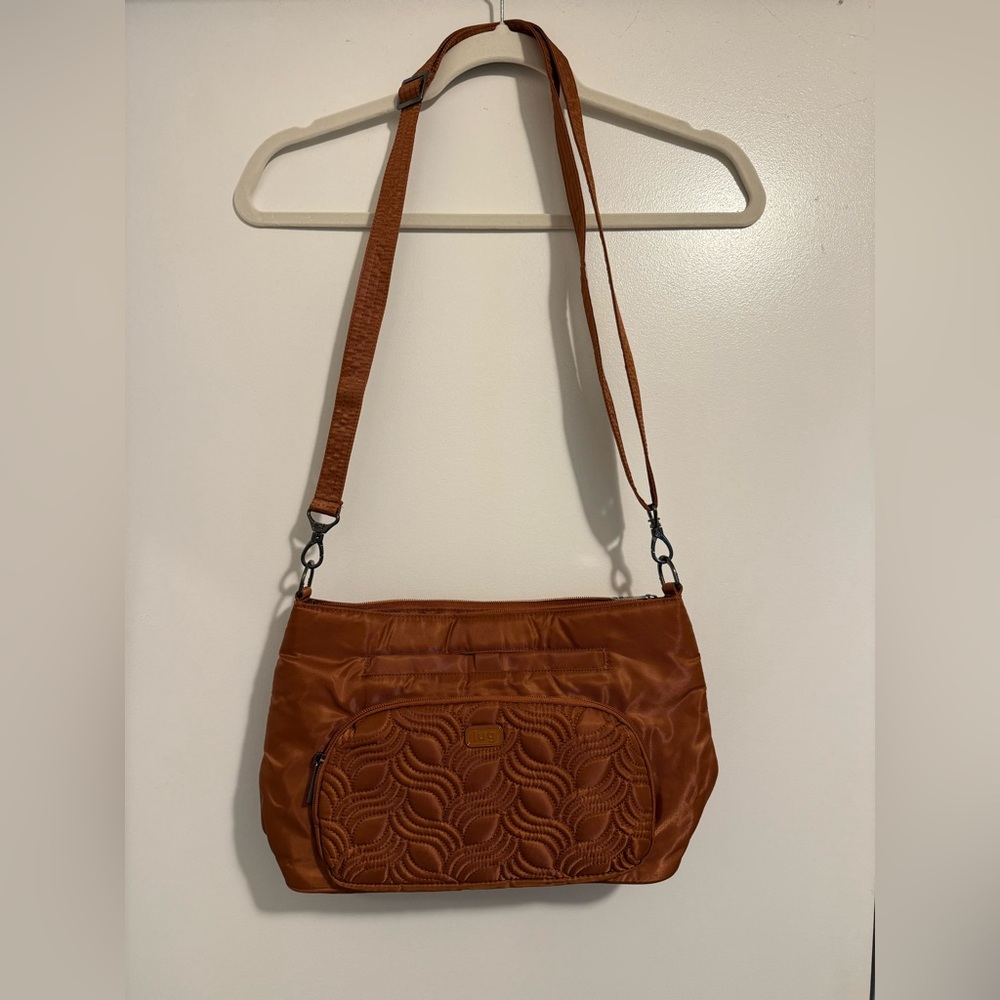 Lug Samba XL Crossbody Bag in Copper Brown